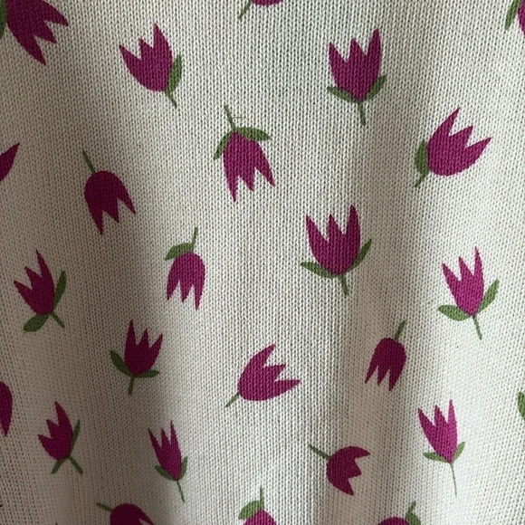 Gudrun Sjoden Floral Cotton Pullover Sweater XXL - Picture 4 of 10